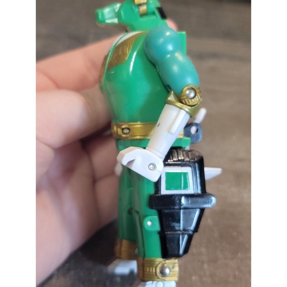 Green Power Ranger transform robot toy figure - Picture 3 of 7